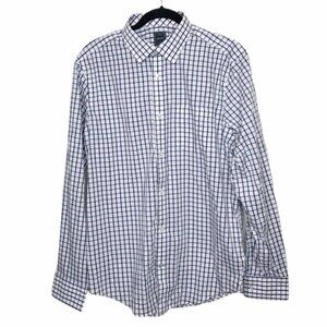 Gap Check Print Non Iron Long Sleeve Button Shirt